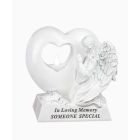 Angel Memorial Heart with LED - Someone Special
