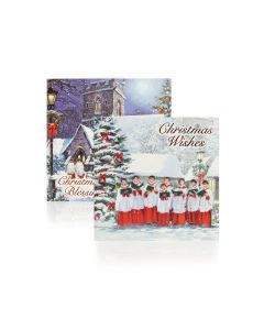 Christmas Cards - Choir Scene 12PK