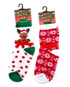 Christmas Cosy Socks - PK2