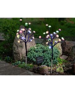 Solar Flower Tree Light - Set of 2