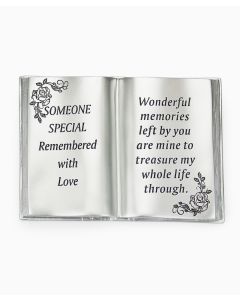 Memorial Book Plaque - Someone Special