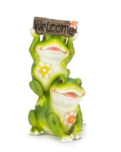 Frog Couple Welcome Ornament