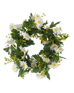 Daisy Whirl Wreath 40cm