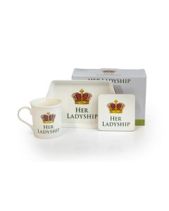 Ladyship Mug, Coaster & Tray