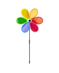 Holographic Fabric Windmill Stake