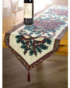 Tapestry Runner - Poinsettia