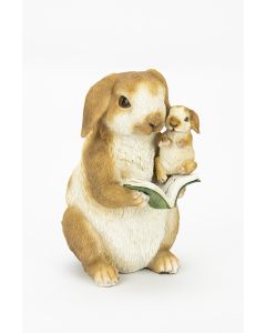 Rabbit Reading Ornament