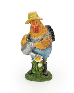 Hen With Watering Can Ornament