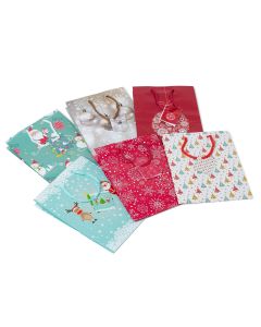Medium Christmas Gift Bags (6 pack)